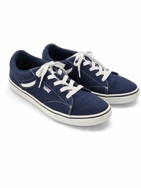 Vans Navy Canvas Sneakers Women’s 8.5/9 Youth 7 Classic Skate Shoes Casual